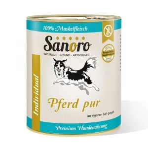 Sanoro Fleisch pur Pferd 800g