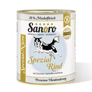 Sanoro BIO-Rind mit BIO-Gemüse (Nierenschonkost) 800g